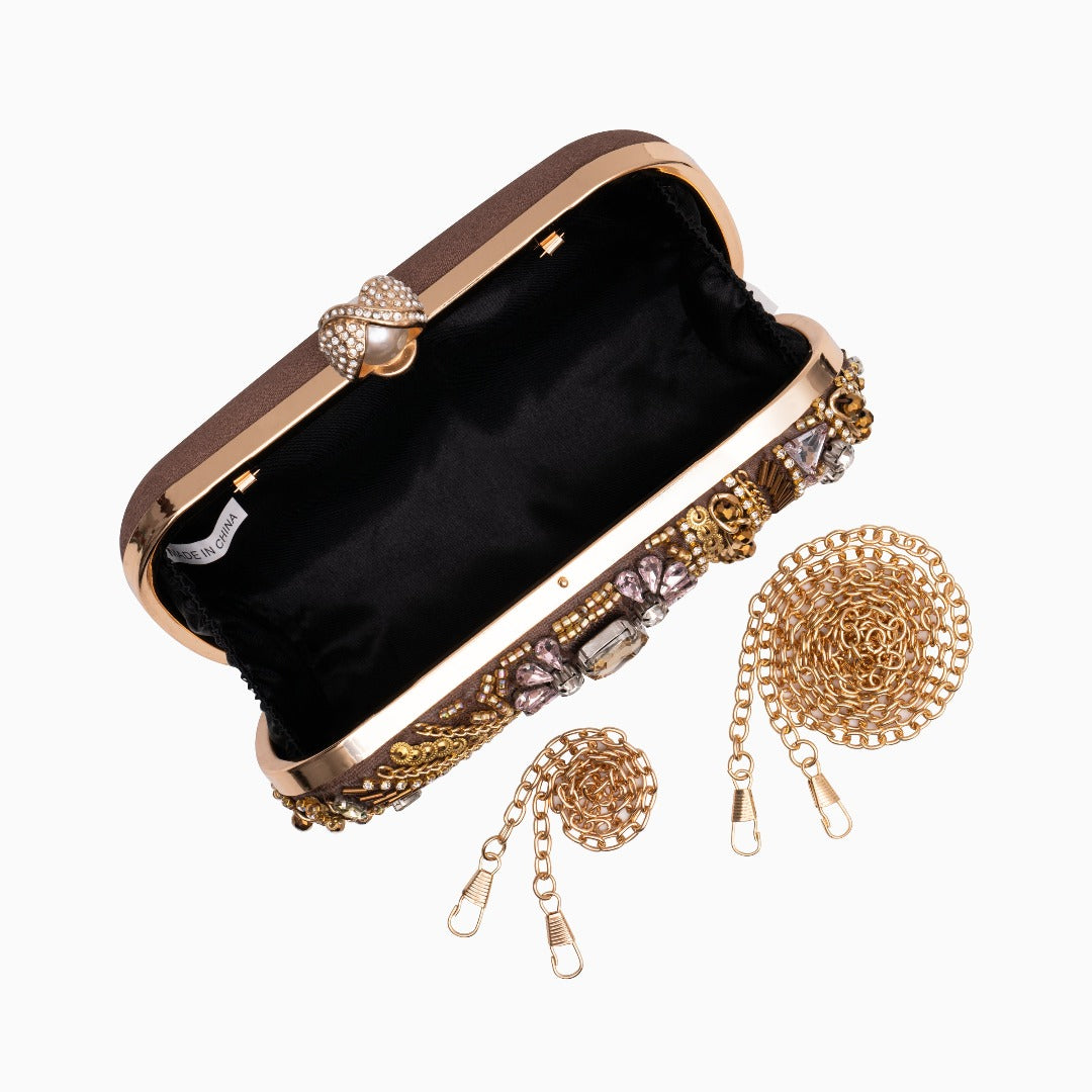 Yuri Beaded Clutch Bag