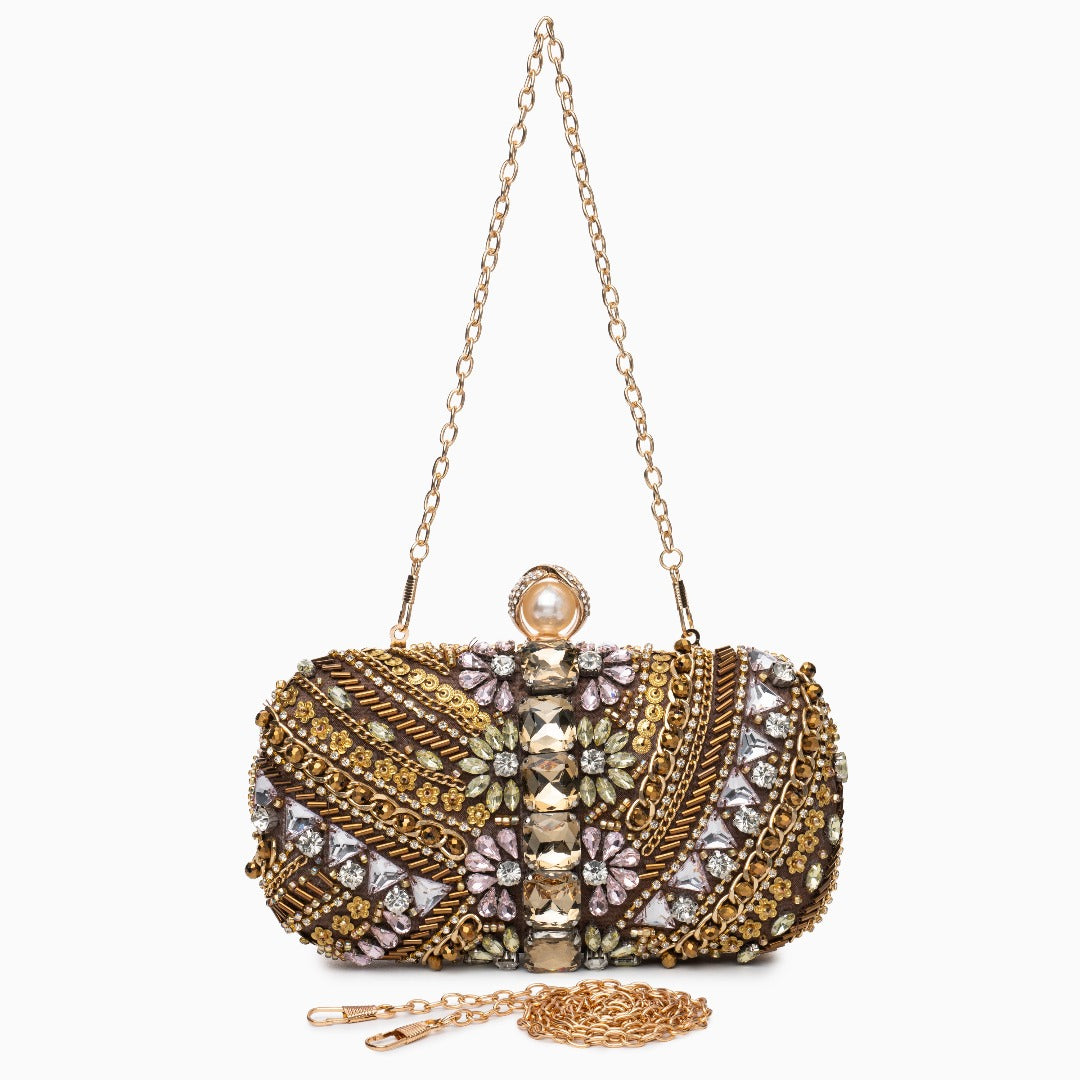 Yuri Beaded Clutch Bag