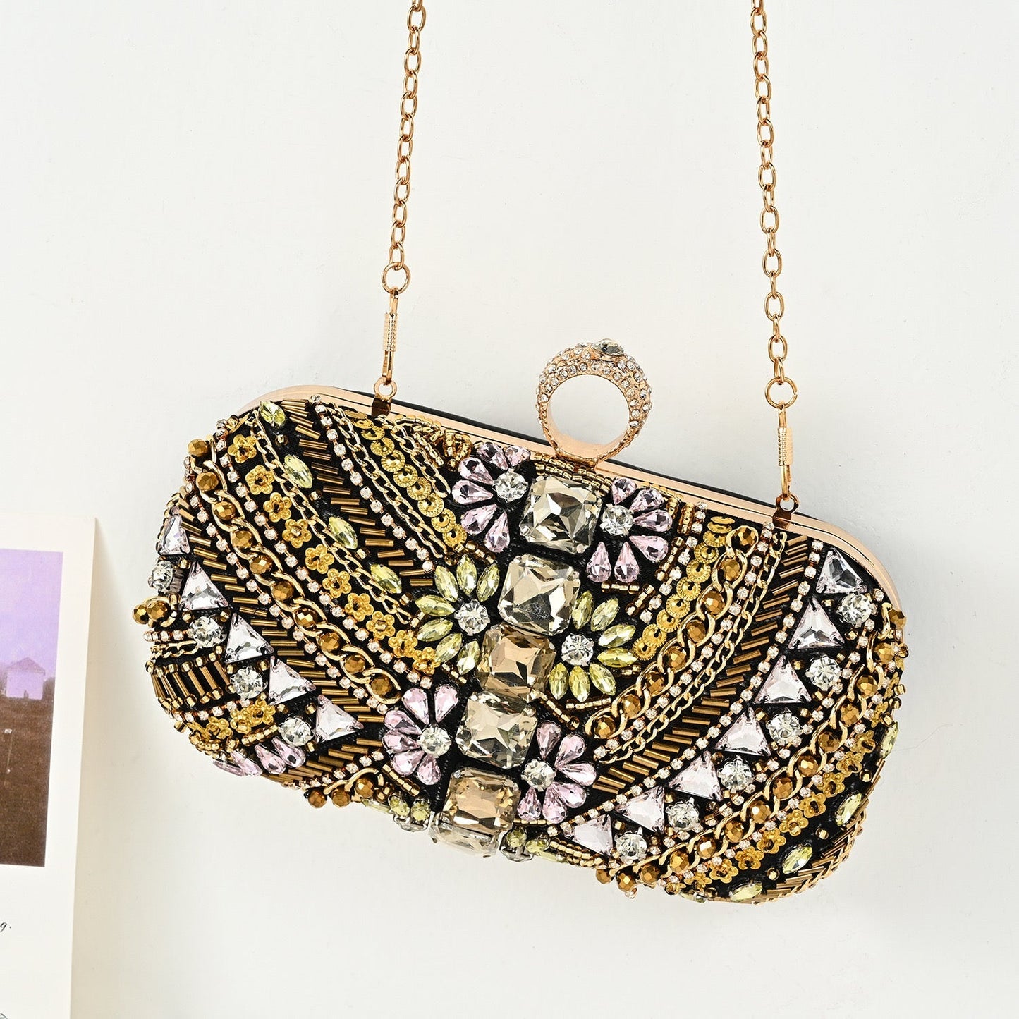Yuri Beaded Clutch Bag
