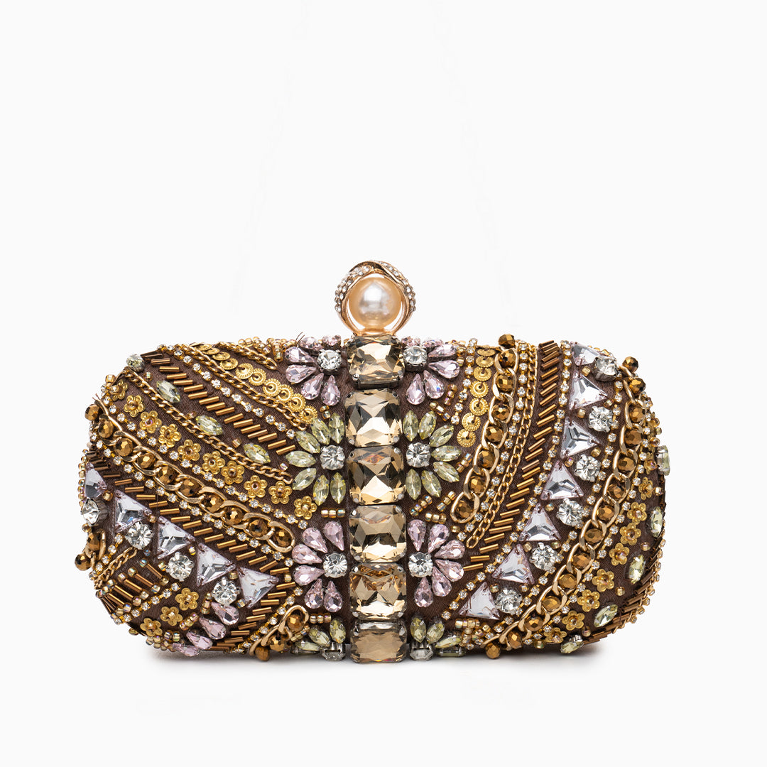 Yuri Beaded Clutch Bag