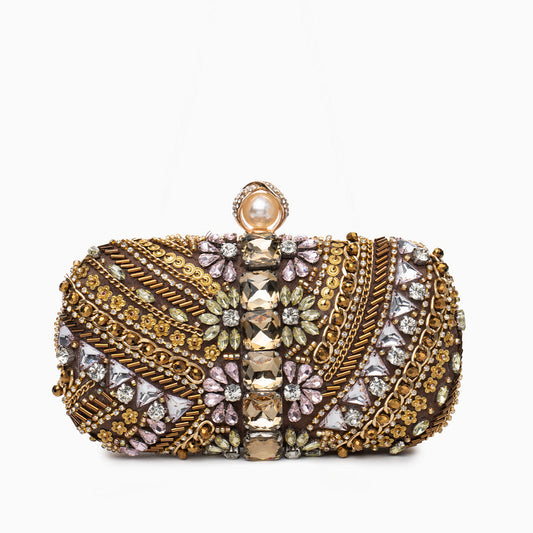 Yuri Beaded Clutch Bag